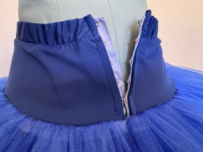 Ballet Rehearsal Tutu | Royal Blue and White
